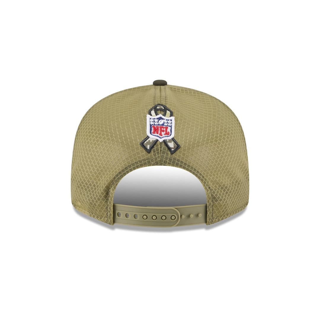 Las Vegas Raiders Salute to Service Split Panel 9FIFTY Trucker Hat - View 2