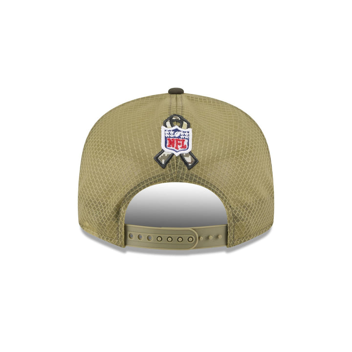 Las Vegas Raiders Salute to Service Split Panel 9FIFTY Trucker Hat - View 2