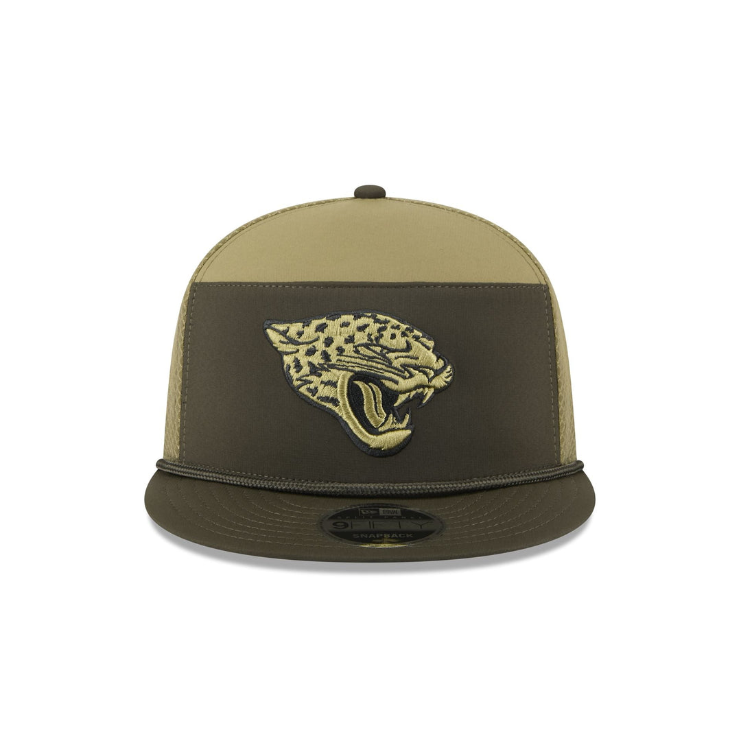 Jacksonville Jaguars Salute to Service Split Panel 9FIFTY Trucker Hat - View 4
