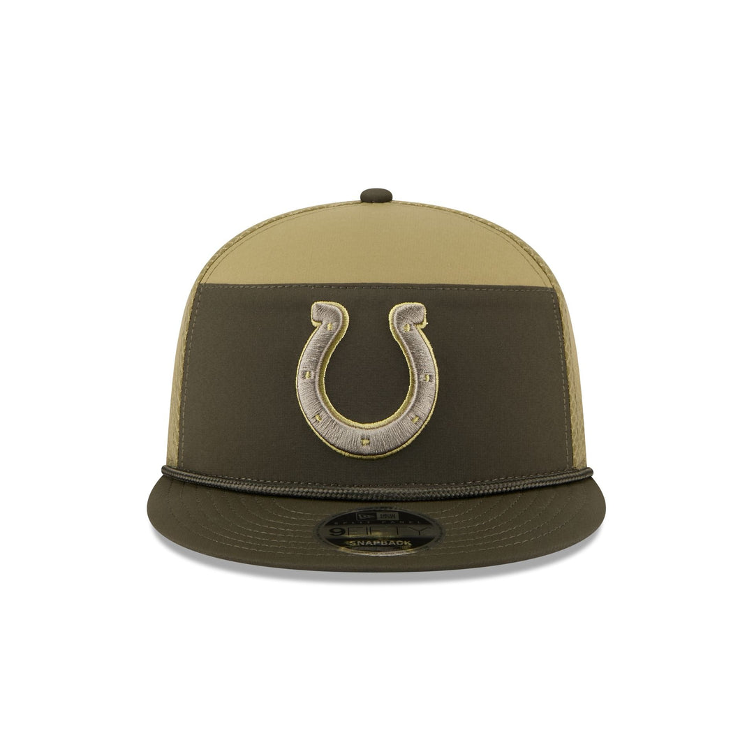 Indianapolis Colts Salute to Service Split Panel 9FIFTY Trucker Hat - View 4
