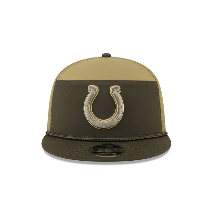 Indianapolis Colts Salute to Service Split Panel 9FIFTY Trucker Hat - View 4
