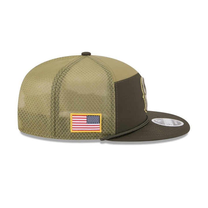 Houston Texans Salute to Service Split Panel 9FIFTY Trucker Hat - View 5