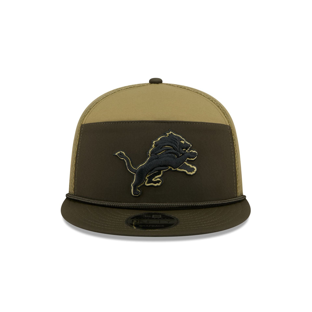 Detroit Lions Salute to Service Split Panel 9FIFTY Trucker Hat - View 4