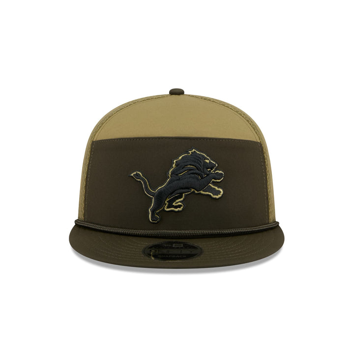 Detroit Lions Salute to Service Split Panel 9FIFTY Trucker Hat - View 4