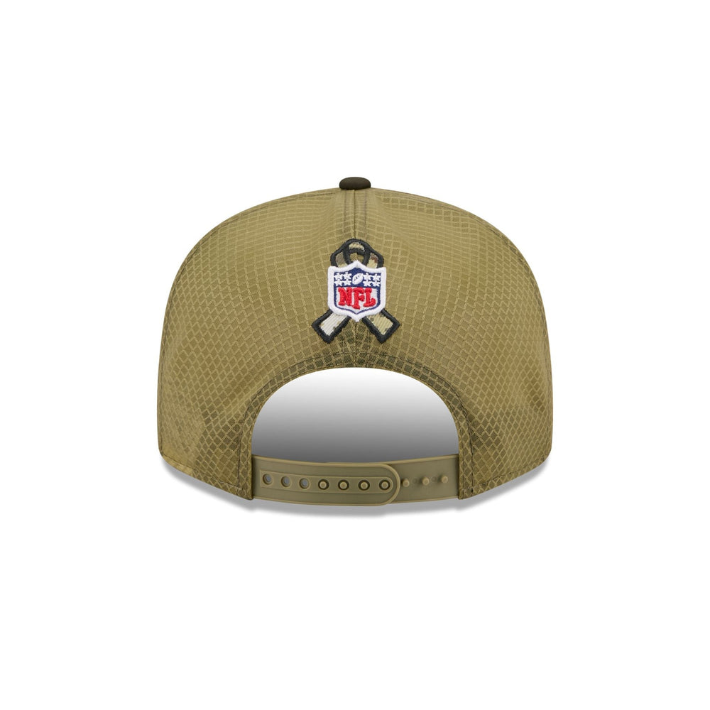 Detroit Lions Salute to Service Split Panel 9FIFTY Trucker Hat - View 2