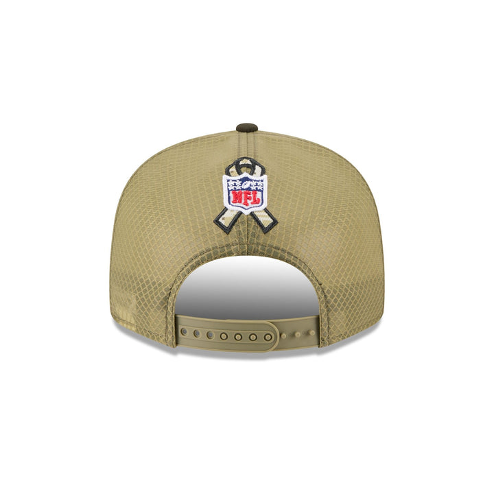 Cleveland Browns Salute to Service Split Panel 9FIFTY Trucker Hat - View 2