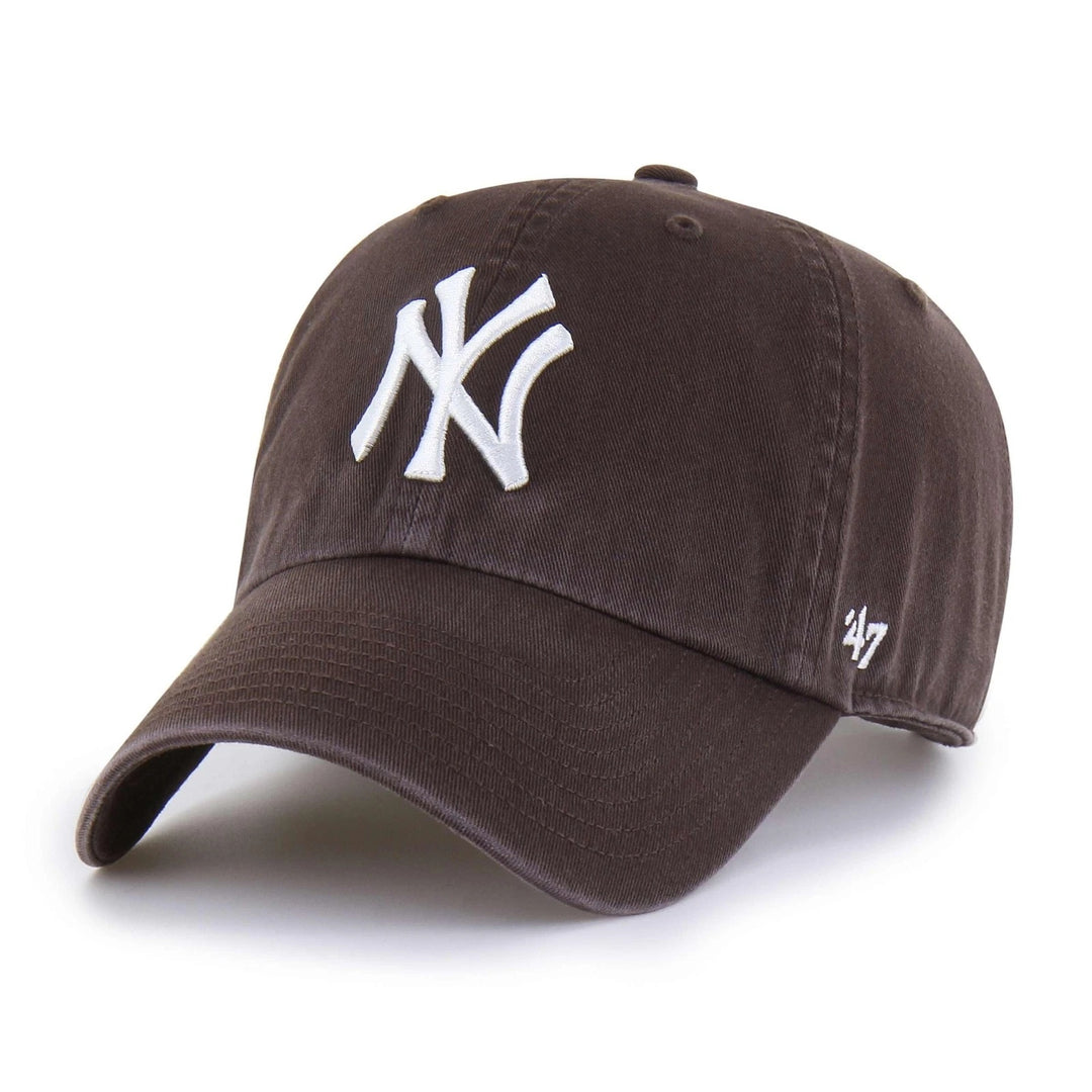 '47 Brand New York Yankees Clean Up Adjustable Hat - Brown