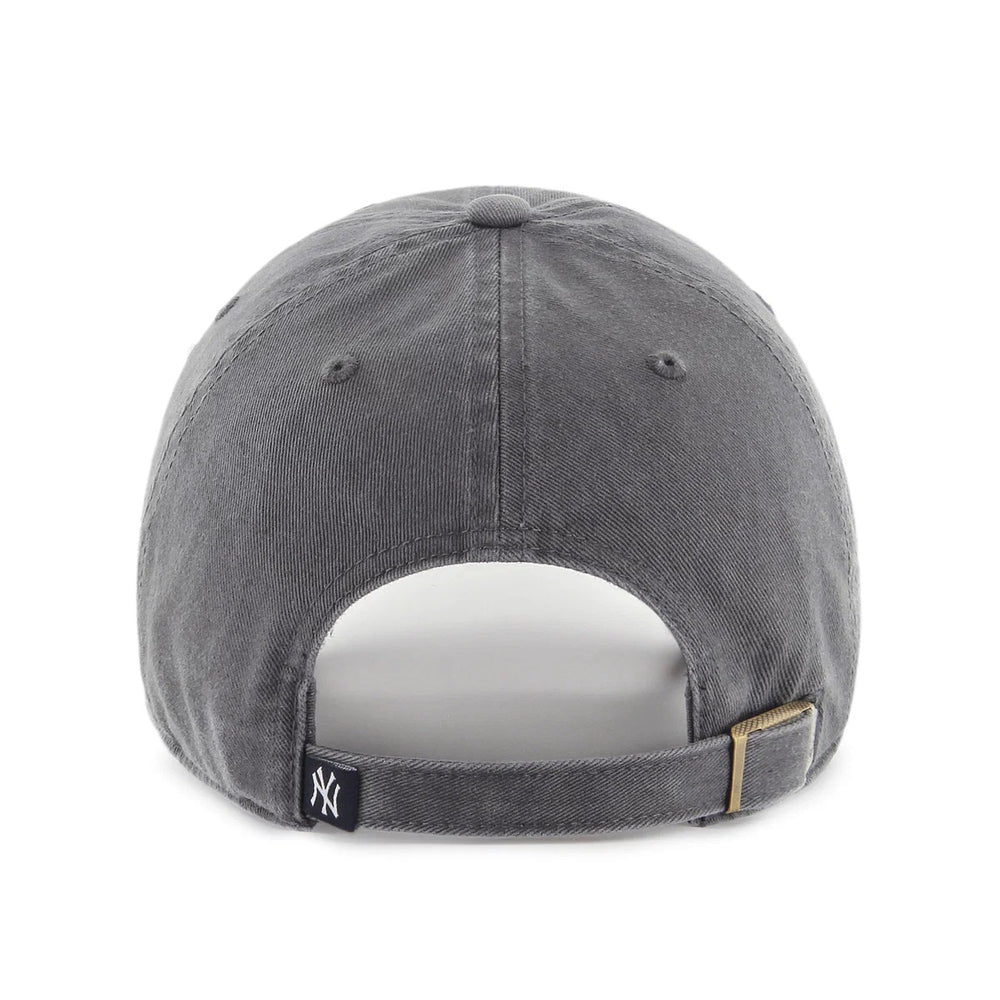 '47 Brand New York Yankees Clean Up Adjustable Hat - Charcoal - Back