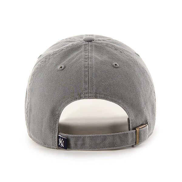 '47 Brand New York Yankees Clean Up Adjustable Hat - Dark Grey - Back