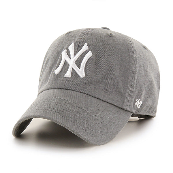 '47 Brand New York Yankees Clean Up Adjustable Hat - Dark Grey