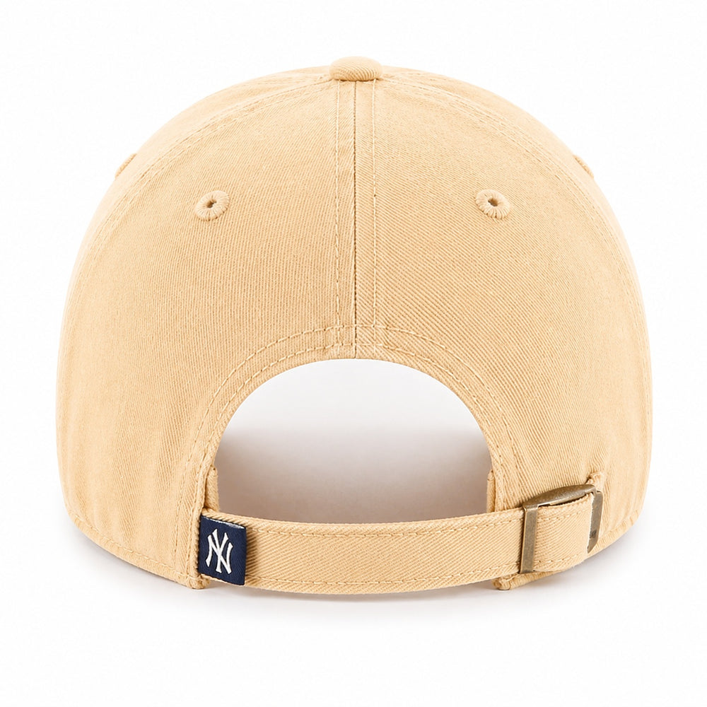 '47 Brand New York Yankees Clean Up Adjustable Hat - Light Tan - Back