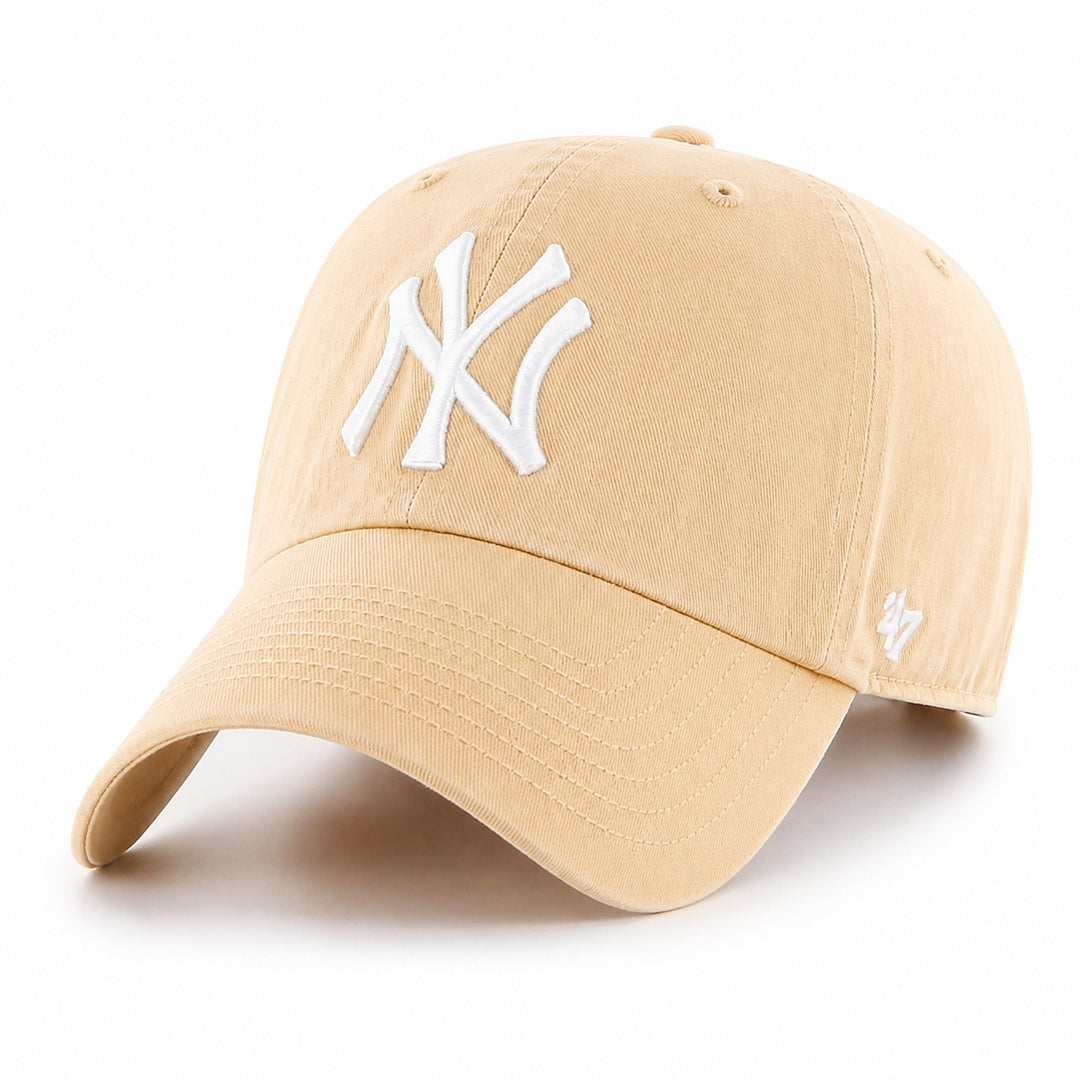 '47 Brand New York Yankees Clean Up Adjustable Hat - Light Tan