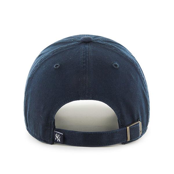 '47 Brand New York Yankees Clean Up Adjustable Hat - Navy/Pink Logo - Back
