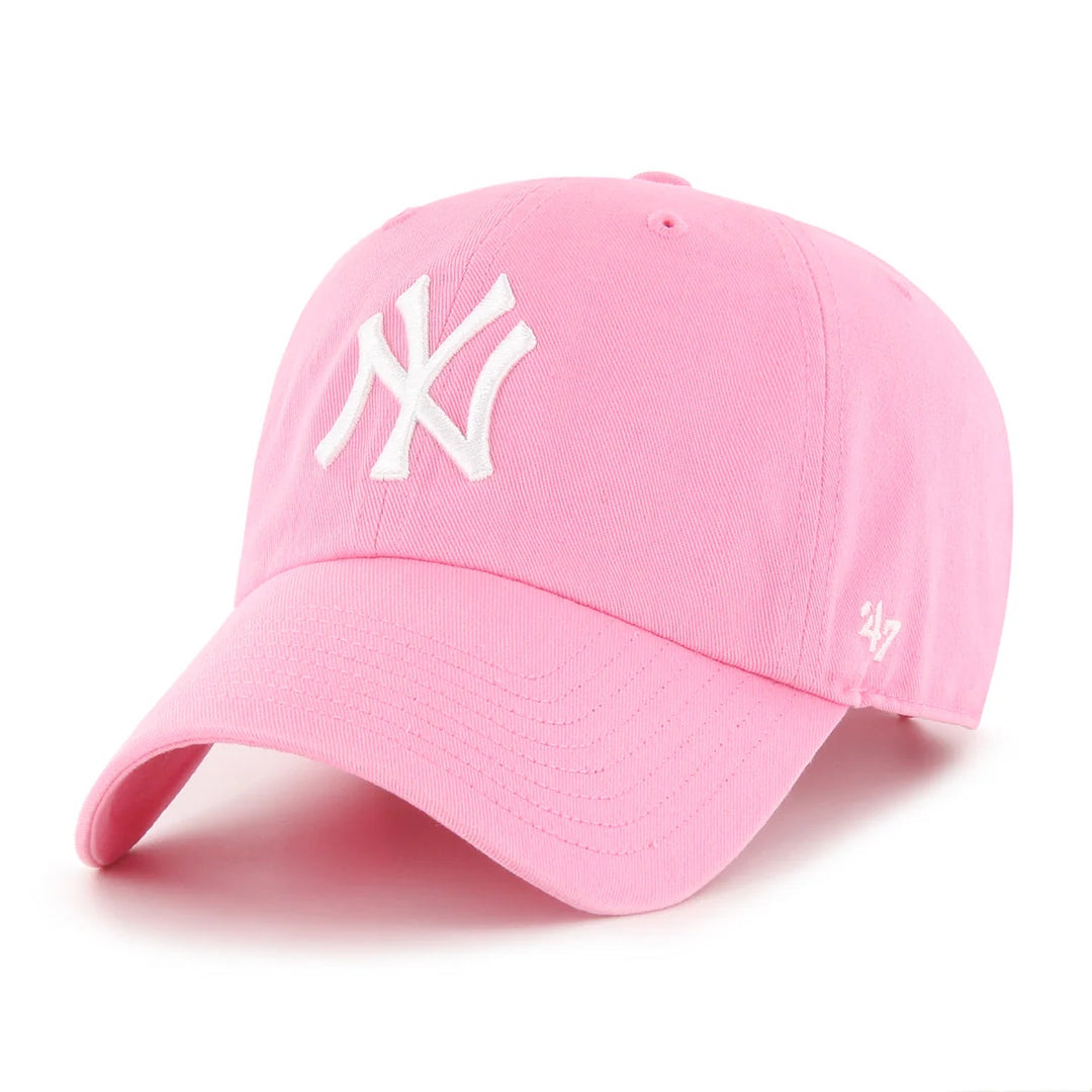 '47 Brand New York Yankees Clean Up Adjustable Hat - Rose