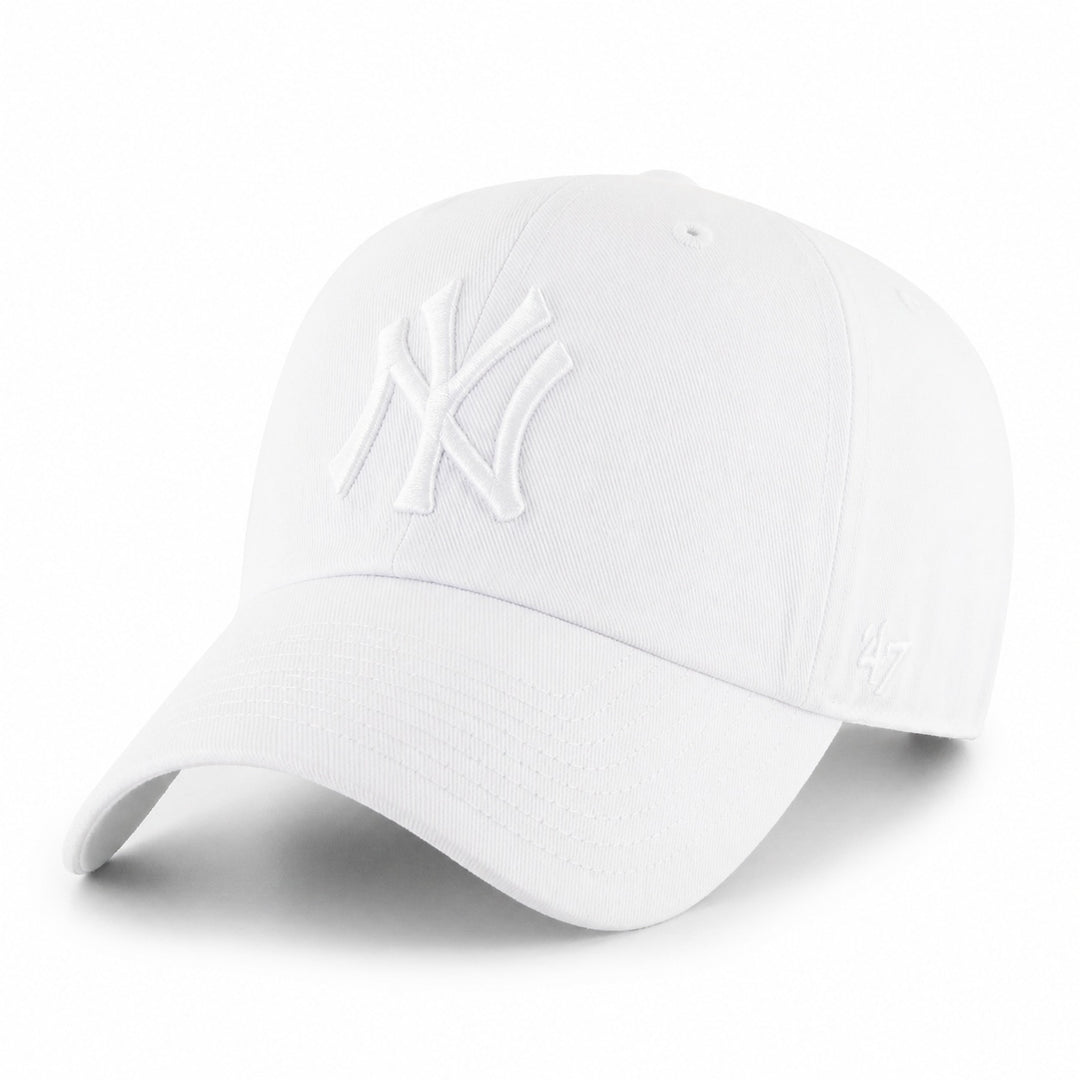'47 Brand New York Yankees Clean Up Adjustable Hat - White