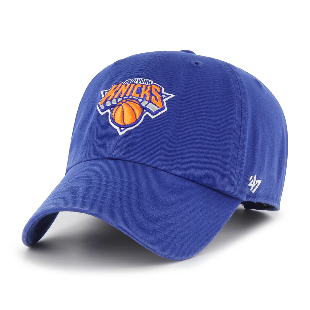 '47 Brand New York Knicks Clean Up Adjustable Hat - Blue Front