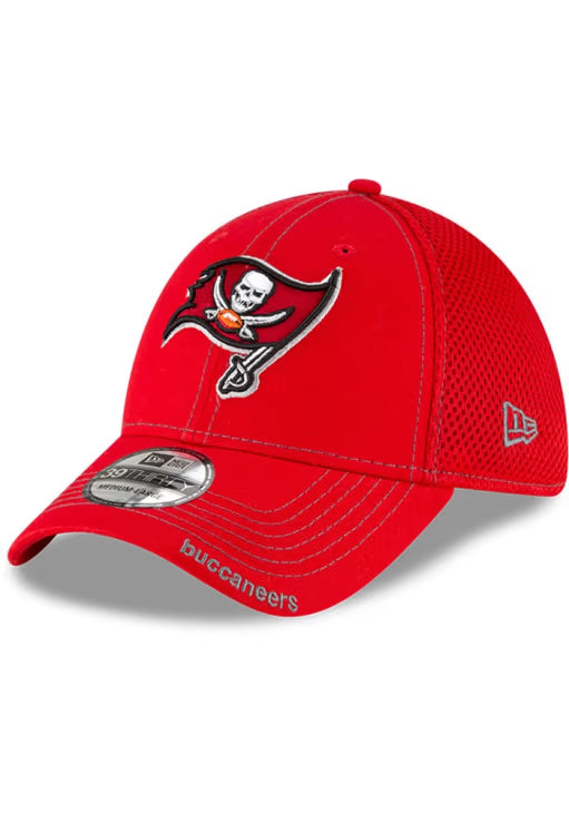 New Era Tampa Bay Buccaneers Neo 39THIRTY Stretch Fit Hat - Red