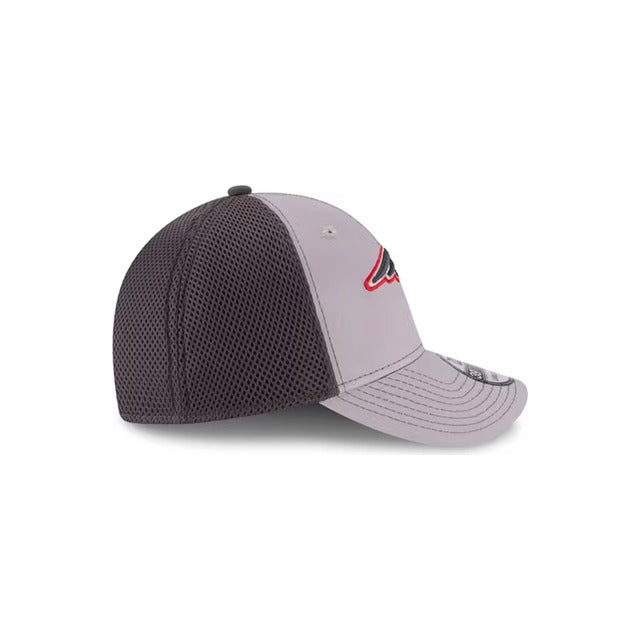 New Era New England Patriots Neo 39THIRTY Stretch Fit Hat - Gray / Navy