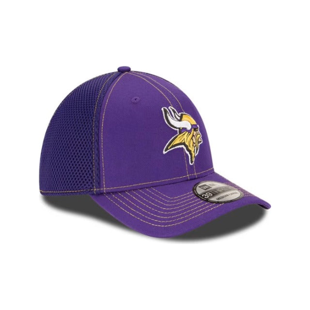 New Era Minnesota Vikings Neo 39THIRTY Stretch Fit Hat - Purple