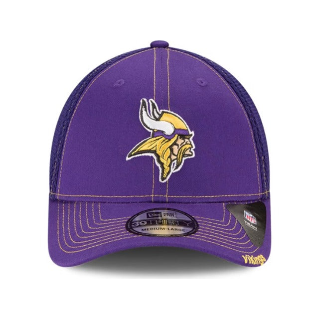 New Era Minnesota Vikings Neo 39THIRTY Stretch Fit Hat - Purple