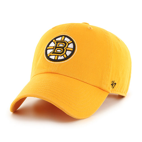 '47 Brand Boston Bruins Clean Up Adjustable Hat - Gold