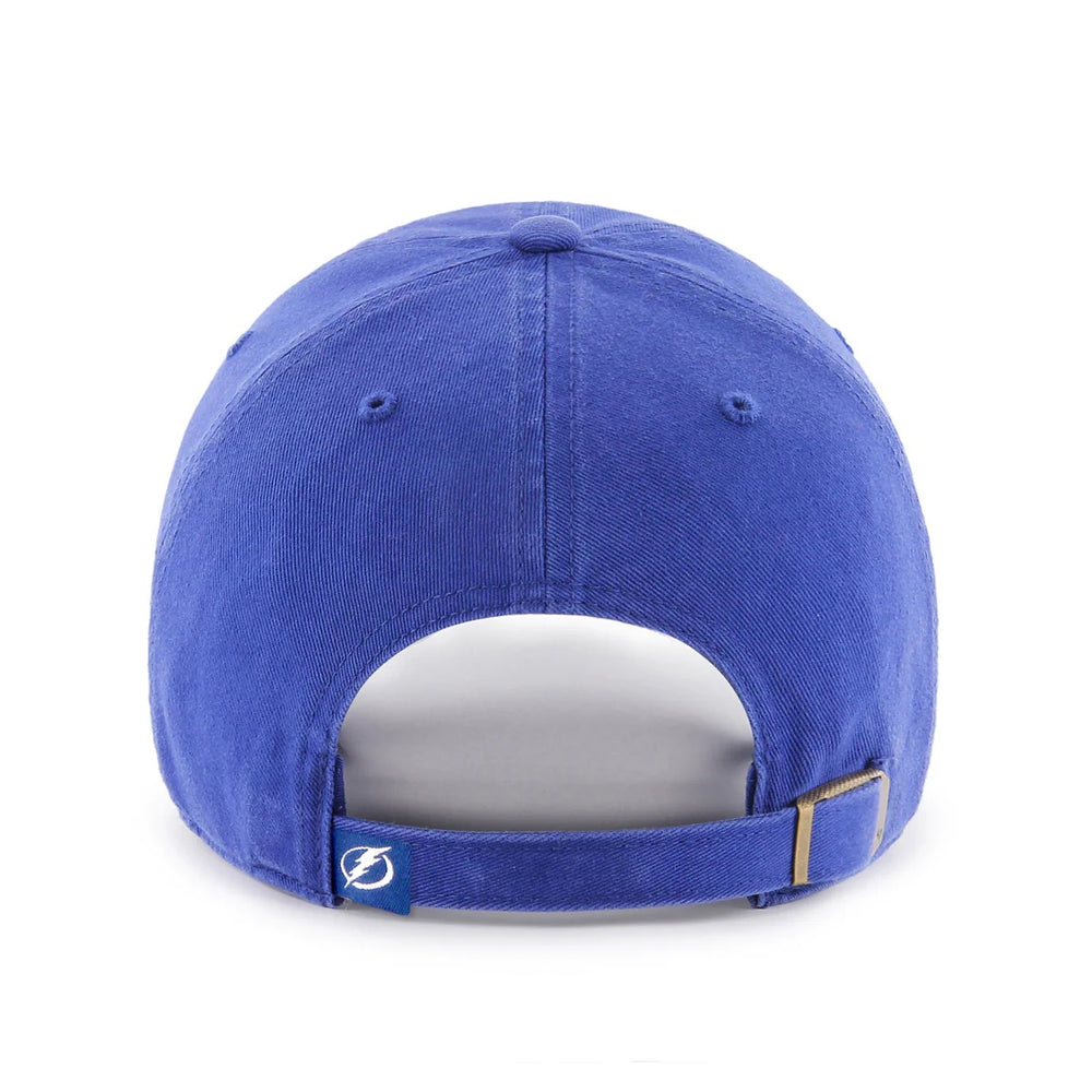 47 Brand Tampa Bay Lightning Clean Up Adjustable Hat - Royal Blue - Back