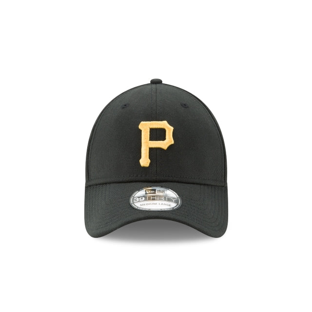 Pittsburgh Pirates Classic 39THIRTY Stretch Fit Hat - Black / Team Colors