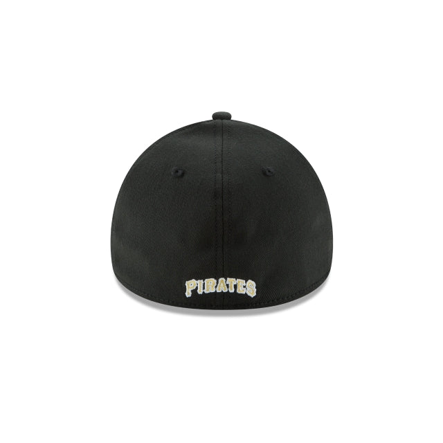 Pittsburgh Pirates Classic 39THIRTY Stretch Fit Hat - Black / Team Colors