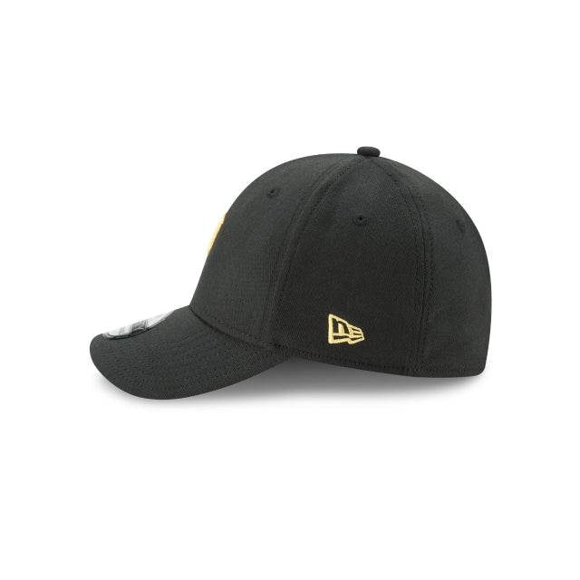 Pittsburgh Pirates Classic 39THIRTY Stretch Fit Hat - Black / Team Colors