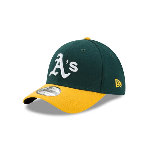 New Era Athletics Classic Two-Tone 39THIRTY Stretch Fit Hat - Green / Yellow