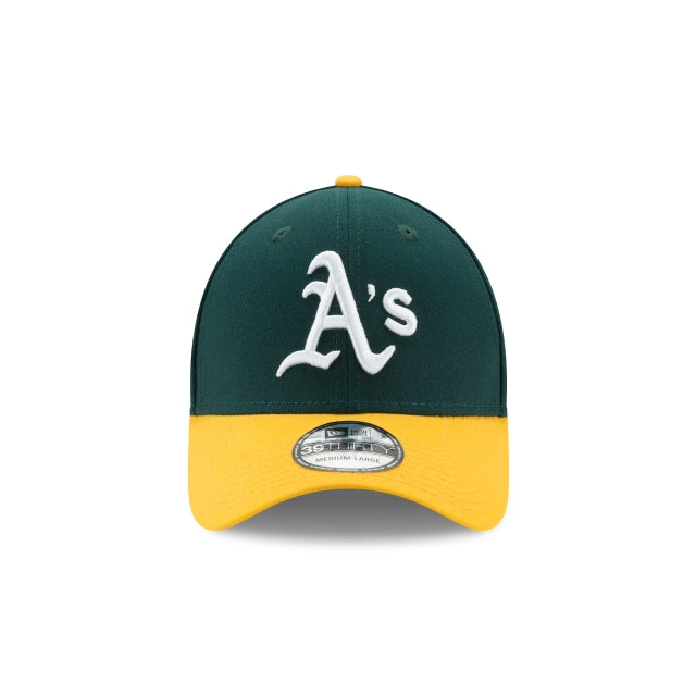 Athletics Classic Two-Tone 39THIRTY Stretch Fit Hat - Green / Yellow