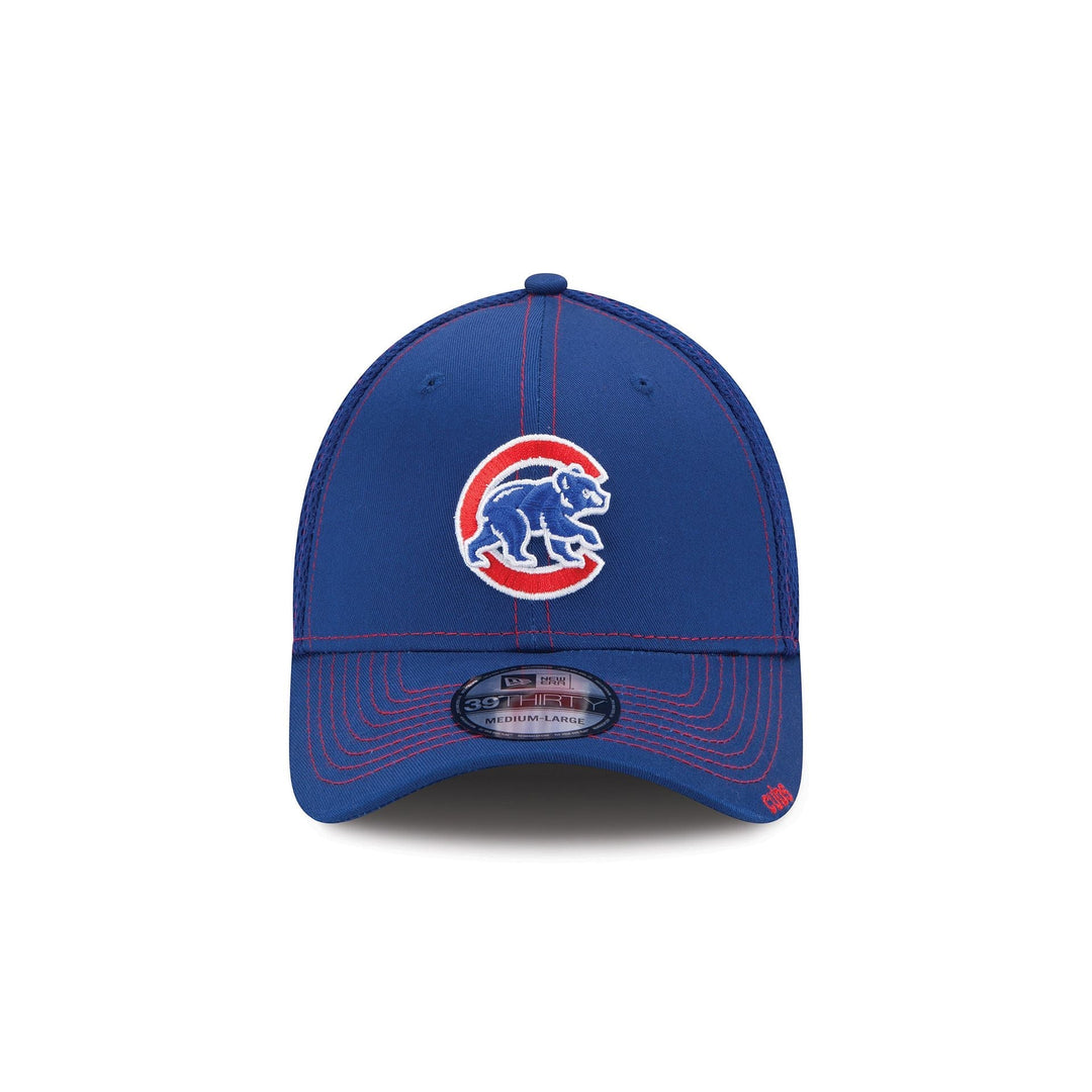 Chicago Cubs Neo 39THIRTY Stretch Fit Hat - Blue