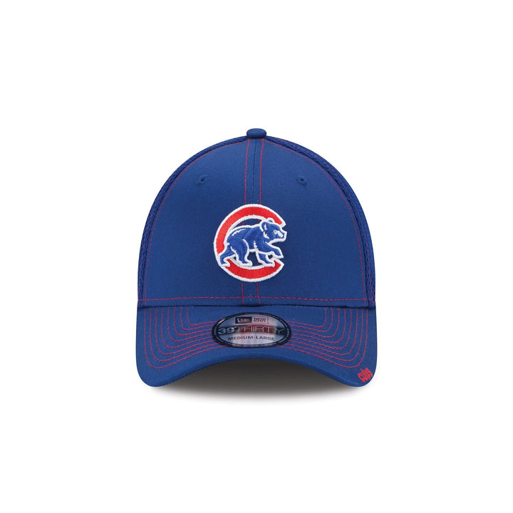 Chicago Cubs Neo 39THIRTY Stretch Fit Hat - Blue