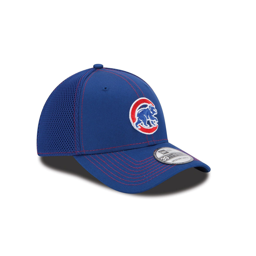 Chicago Cubs Neo 39THIRTY Stretch Fit Hat - Blue