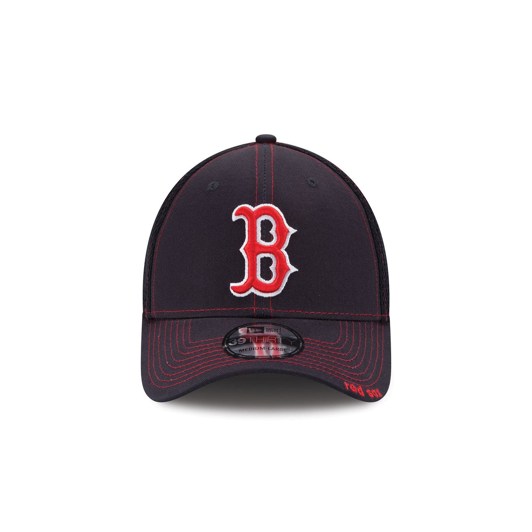 Boston Red Sox Neo 39THIRTY Stretch Fit Hat - Navy