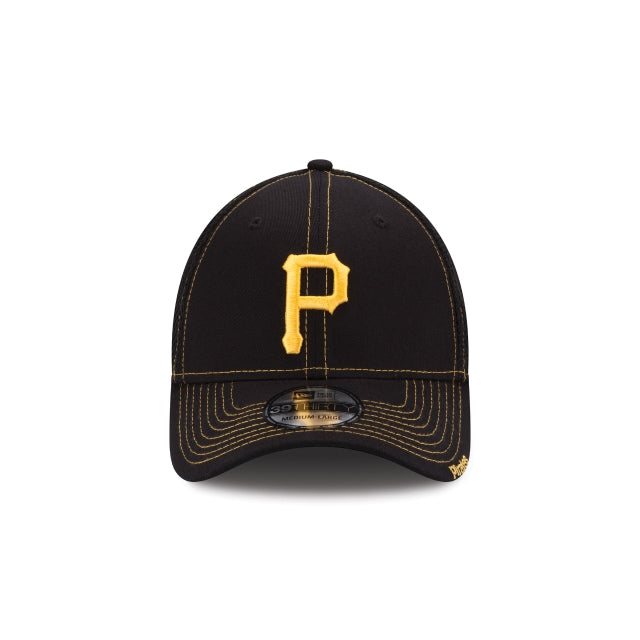 Pittsburgh Pirates Neo 39THIRTY Stretch Fit Hat - Black / Team Colors