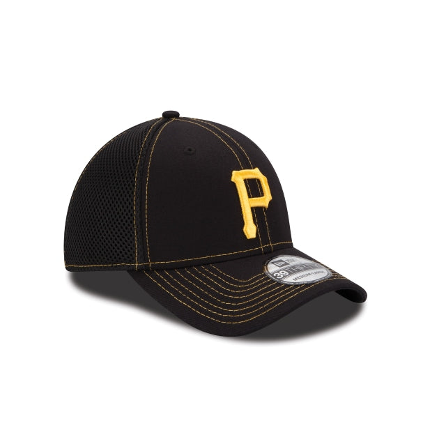 Pittsburgh Pirates Neo 39THIRTY Stretch Fit Hat - Black / Team Colors