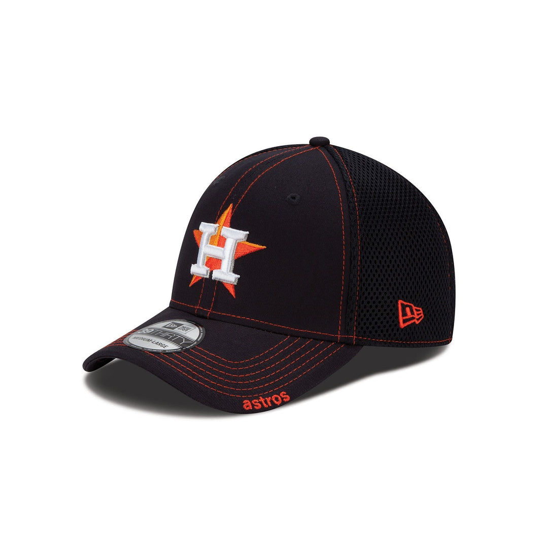Houston Astros Neo 39THIRTY Stretch Fit Hat - Navy / Team Colors