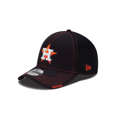 New Era Houston Astros Neo 39THIRTY Stretch Fit Hat - Navy / Team Colors
