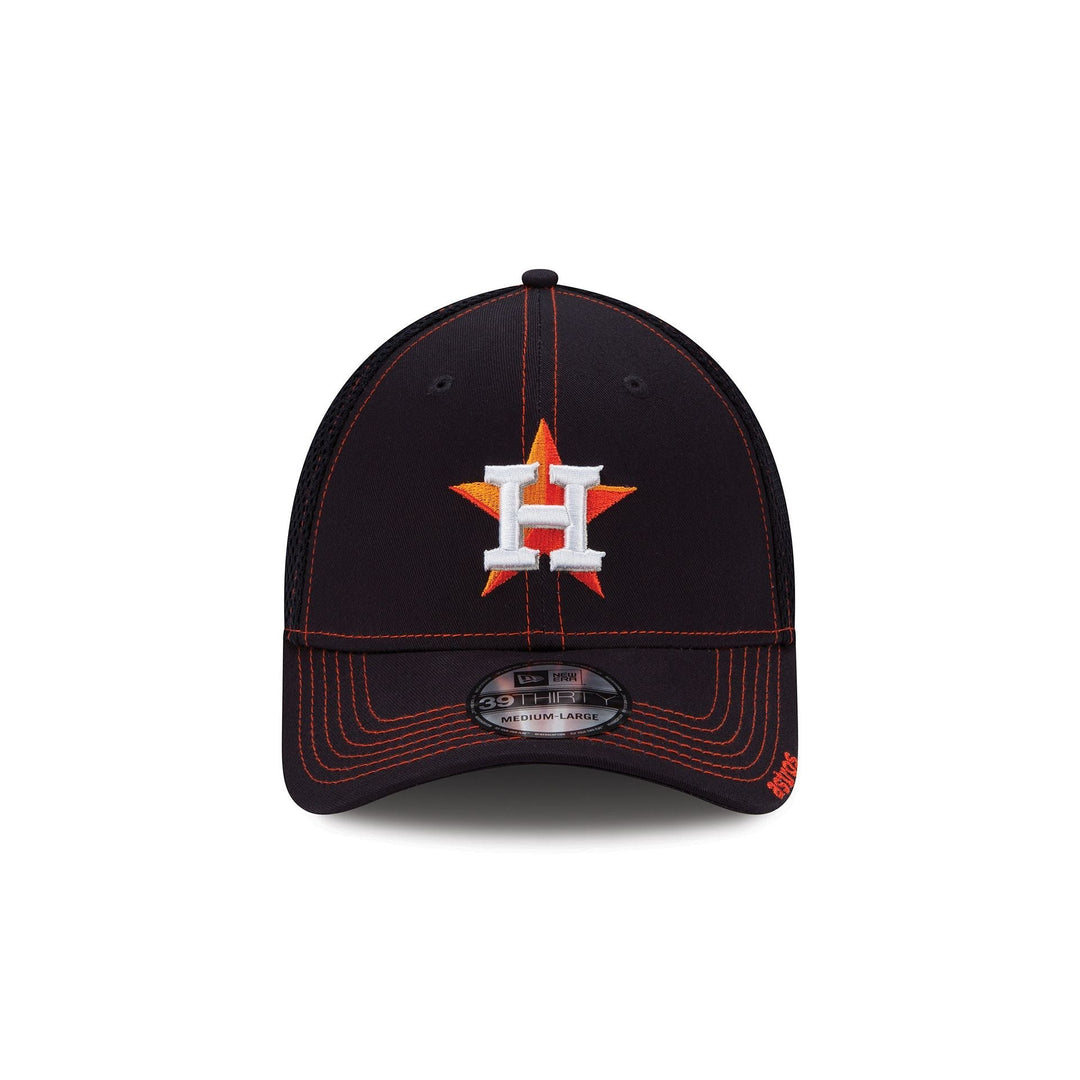 Houston Astros Neo 39THIRTY Stretch Fit Hat - Navy / Team Colors