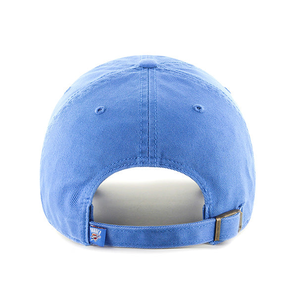 47 Brand Oklahoma City Thunder Clean Up Adjustable Hat - Blueraz - Back