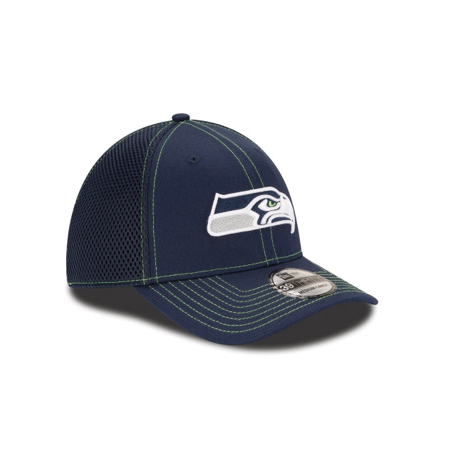 Seattle Seahawks Neo 39THIRTY Stretch Fit Hat - Navy / Team Colors