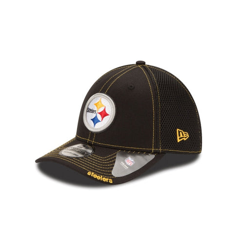 New Era Pittsburgh Steelers Neo 39THIRTY Stretch Fit Hat - Black