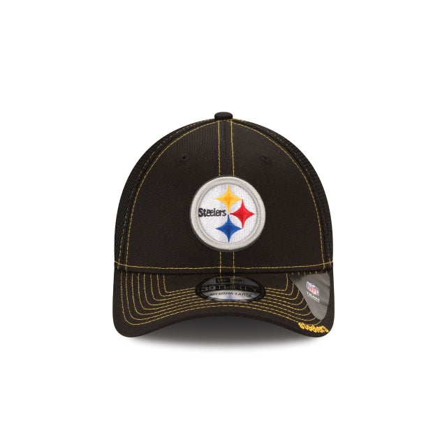 Pittsburgh Steelers Neo 39THIRTY Stretch Fit Hat - Black