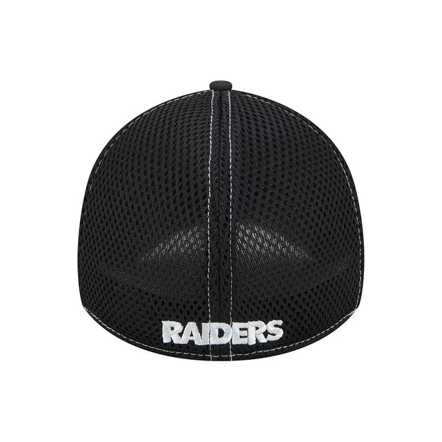 Las Vegas Raiders Neo 39THIRTY Stretch Fit Hat - Black