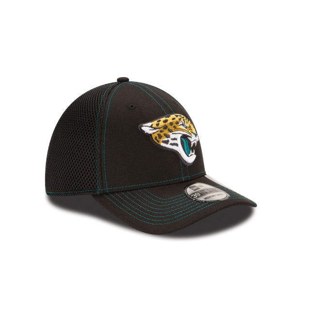 Jacksonville Jaguars Neo 39THIRTY Stretch Fit Hat - Black / Team Colors
