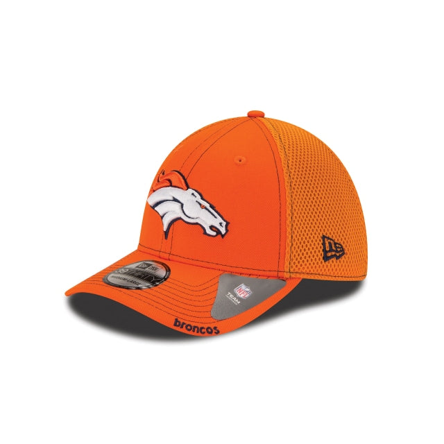 Denver Broncos Neo 39THIRTY Stretch Fit Hat - Orange