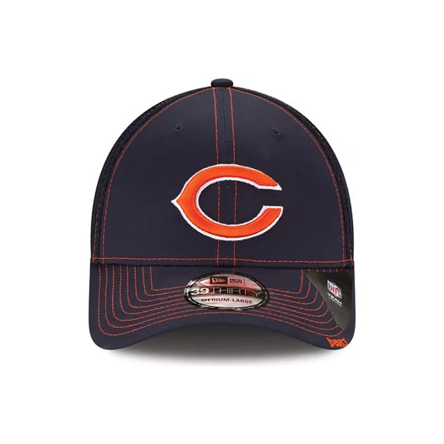Chicago Bears Neo 39THIRTY Stretch Fit Hat - Navy