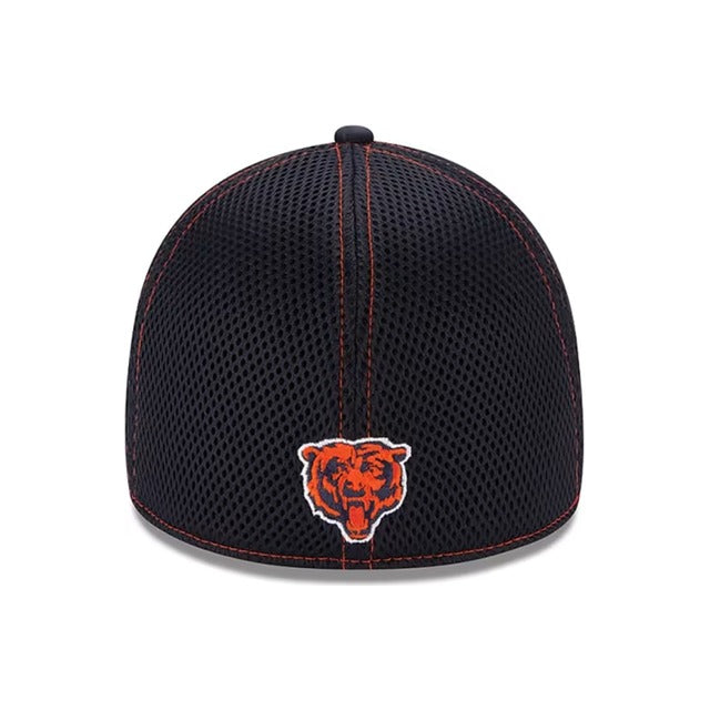 Chicago Bears Neo 39THIRTY Stretch Fit Hat - Navy