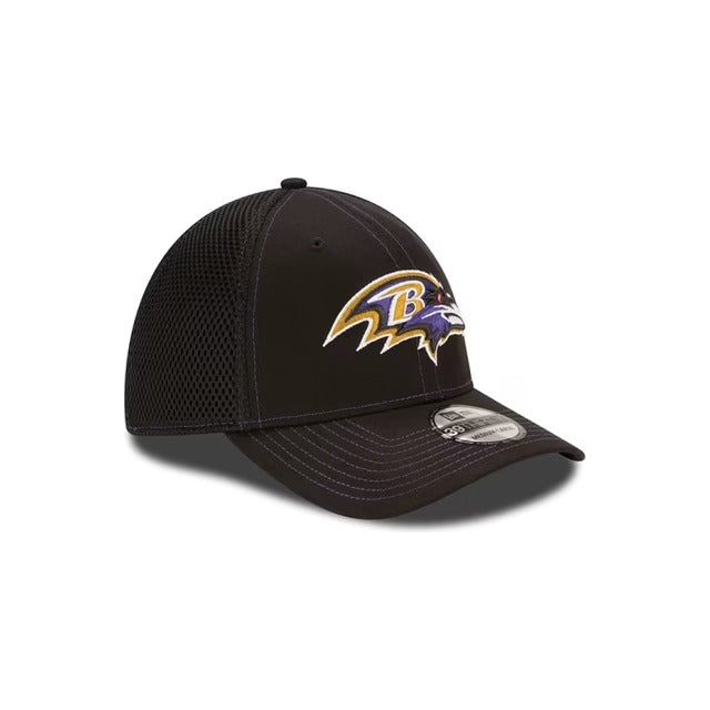 Baltimore Ravens Neo 39THIRTY Stretch Fit Hat - Black
